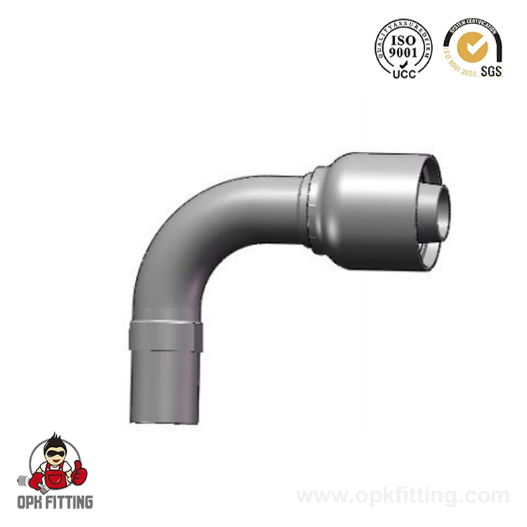50091-RW 90° Metric Standpipe Straight DIN 2353